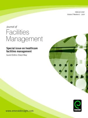 cover image of Journal of Facilities Management, Volume 7, Issue 1